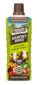 Hoštické hnojivo kapalný kravský hnůj