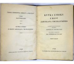 Kytka lyriky z básní Jaroslava Vrchlického